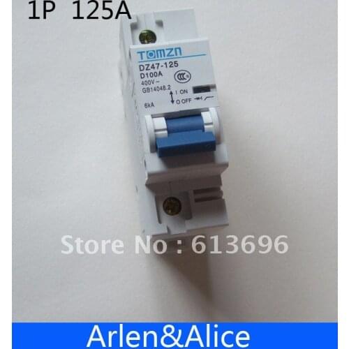 1P 125A 240V/415V 50HZ/60HZ Circuit breaker MCB sp