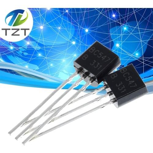 Free Shipping 1000PCS BC547 BC547B TO-92 NPN Transistor Diodes Transistor