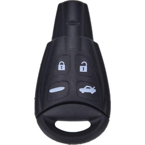 Hot sale Replacement 4 Button Remote Key Fob Case Cover Shell Pad + Insert For SAAB 93 95