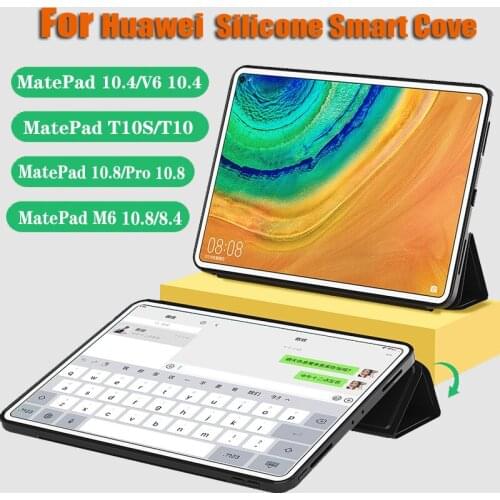 Tablet Leather Protective Cover For Huawei Matepad T10S T10 Matepad Honor V6 10.4 Matepad 10.8 Pro 10.8 M6 10.8 M6 8.4 Case