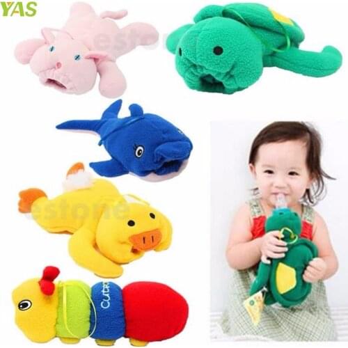 Cute Baby Feeding Bottle Plush Pouch Covers Nursing Keep Warm Holders Case #330