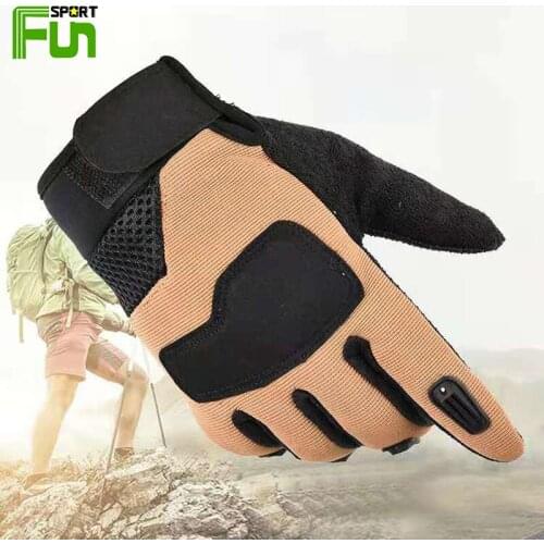 STARFUN Climbing Shooting Cycling Ski Gloves Military Tactical Full Finger Gloves Outdoor Sports Wearproof Road Bike Mittens Men