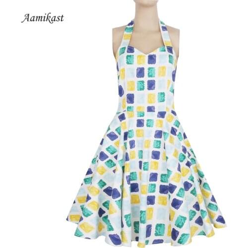 Audrey Hepburn Style Vintage Dresses Summer Plus Size Casual Party Robe Rockabilly Floral Dot 50s Big Swing Retro Dress Robe s