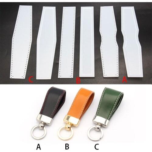 Manual leather goods DIY key pendant material car key hanging mist wax manual package type drawing