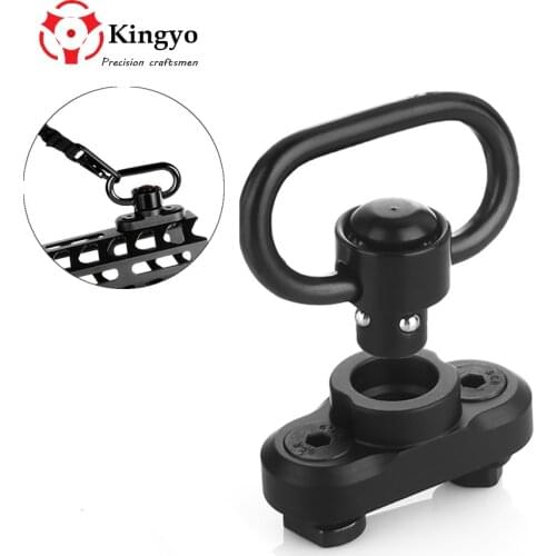 Tactical M-LOK QD Sling Swivel Hunting Mount Adapter Attachment for Quick Release MLok HandGuard Picatinny Rail Gun Accessories