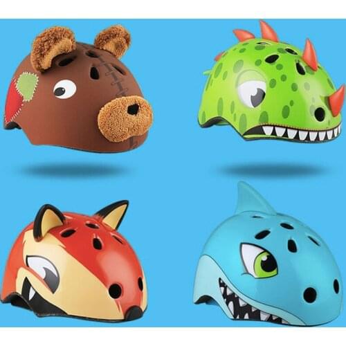 Kid Safety Bike Helmets High Density PC Cartoon Skating Child Cycling Riding Kids Bicycle Helmets Skiing Safety Cycle Helmet