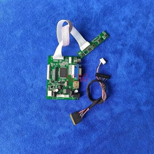 VGA AV HDMI-compatible Fit LTN173KT01/LTN173KT02/LTN173KT03 panel LCD monitor drive board LVDS 40 Pin 60Hz WLED DIY Kit 1600*900