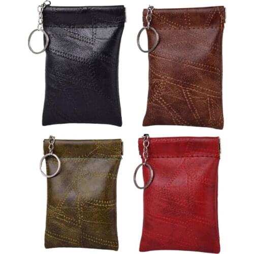 High Capacity Key Wallet Women Men Coin Housekeeper Keychain Purse Organizer Bag Car Keys Cover Simple Key Holder Case