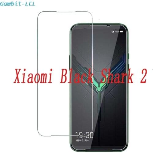 2PCS 9H HD For xiaomi Black Shark / Black Shark 2 Shark2 Screen Protector Tempered Glass film Protective cover