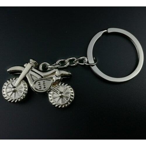 10PCS Cool Motorcycle Keychain Metal Keyring Car Keyfobs Llaveros Charm Bag Pendant Creative Accessories Gift J015
