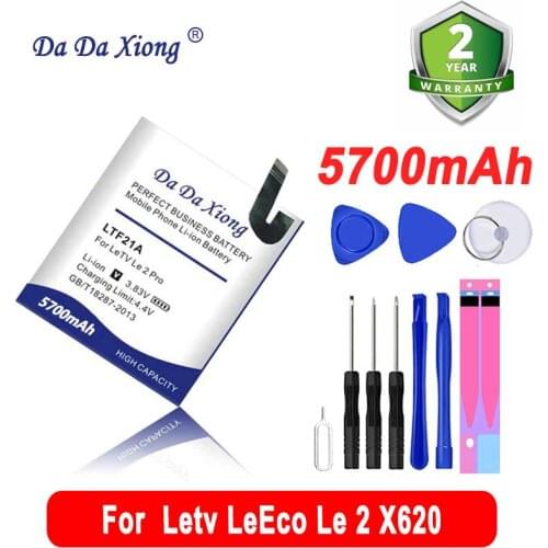 2020 LTF21A Battery 5700mAh For Letv LeEco Le 2 (pro) le 2S le S3 X20 X626 X528 X621 X625 X25 X525 X620 X520 X522 X527 X526
