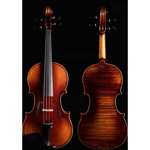 60-and old spruce! Free Shipping copy of Stradivarius 1716 4/4 violin, all European wood 3/4 Solo performance violin