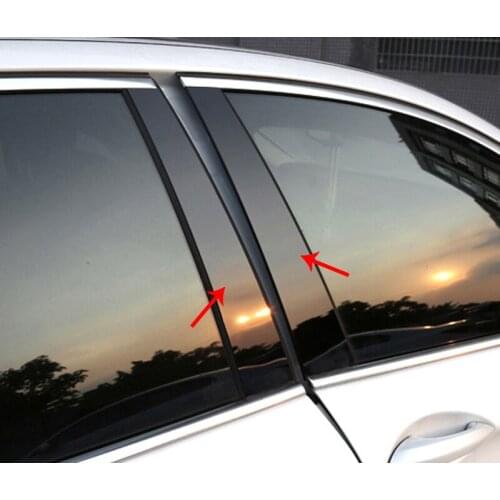 Black mirror PC for BMW X1/X3/X5/X6/520/525li Window Central column Decoration trim