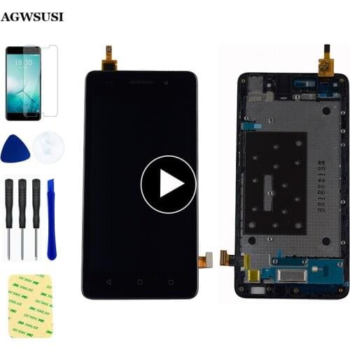 For Huawei G Play Mini CHM-U23 CHM-U03 CHM-U0 Honor 4C Touch Screen Digitizer Panel Sensor + LCD Display Assembly with Frame