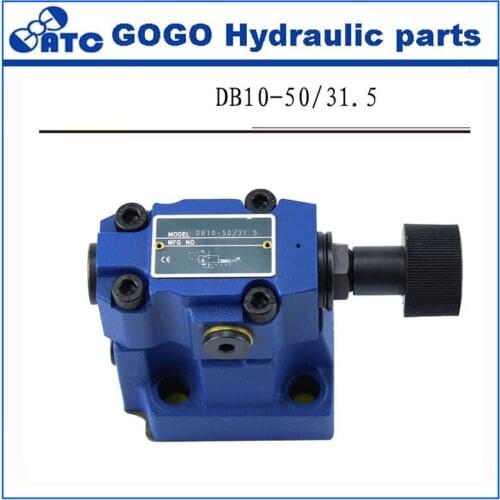 DB series pilot operated hydraulic relief valves
