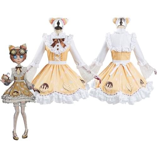 Identity V Machinist Tracy Reznik Cosplay Costume New Outfit Candy Girl Lolita Dress Adult Halloween Carnival Fancy Suit dress