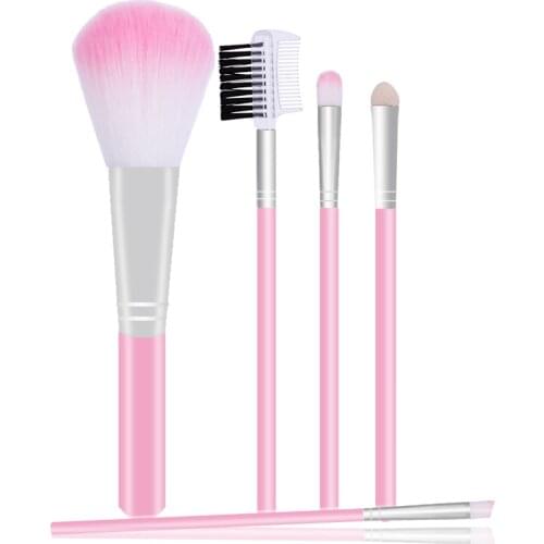 LAMUSELAND 5Pcs/Set Makeup Brush Face Pink Brush #1406