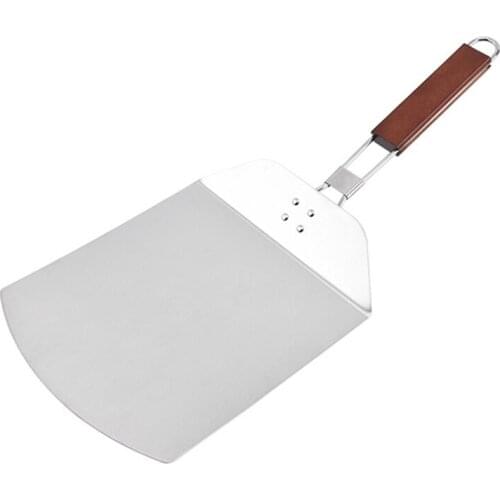 Pizza Peel Pizza Paddle Pizza Shovel Pies Cutter Kitchen Cake Spatula with Stainless Steel Folding Handle Kitchen Tools LBS