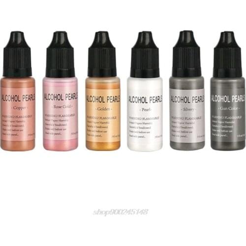 Metallic Alcohol Pigment Resin Dye Alcohol-Based Ink Concentrated Paint Epoxy Resin Colorant Resin Casting D25 20 Dropshipping