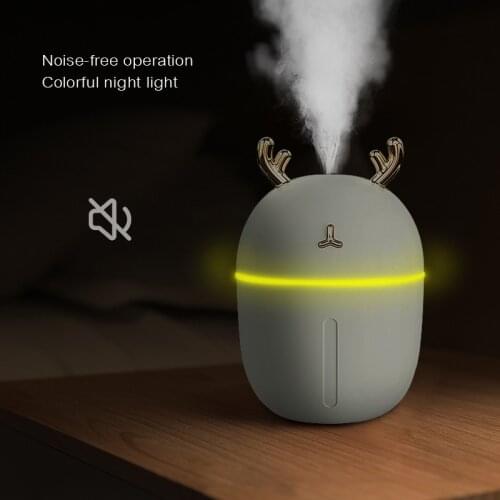 Mini Cute Humidifier USB Nano Atomizer Car Essential Oil Diffuser Sterilization Purifier Colorful Atmosphere Night light 42D