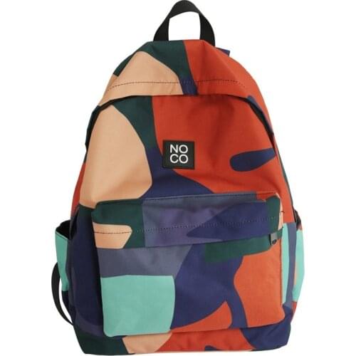 Fashion Mens Womens Backpacks Trendy Oxford Cloth Camouflage School Bag For Girls Large Capacity Waterproof Laptop Backpacks