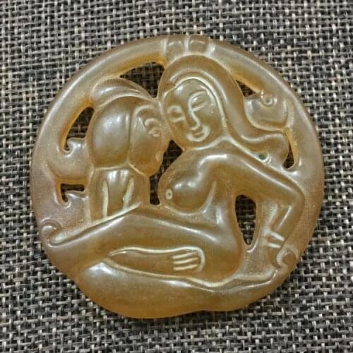 Natural Jade collection Husband and wife sex tool climax silk tree adult delight passion appliance desire Pendant