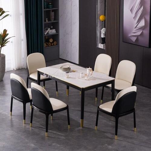 Nordic Light Luxury Solid Wood Dining Chair Home Study Chair Office Leisure Backrest Soft Bag Stool Modern Minimalist Chair