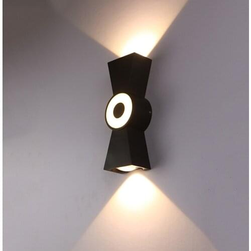 Modern Up and Down Porch Light Outdoor Waterproof Wall Light Creative Personality Corridor Balcony Porch Lamp Step Stair Sconce