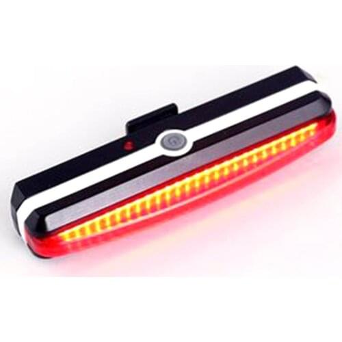 LED Bicycle Bike Cycling Front Rear Tail Light USB Rechargeable 6 Modes Strong Flashing Quick Spotlight Night Dark