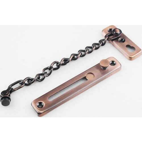 304 Thick Anti-Theft Chain Stainless Steel Door Bolt Hotel Hotel Door Chain Buckle Door Chain Rough Door Buckle Bolt