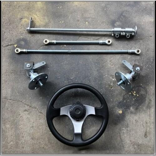 ATV go kart streeing wheel rod assy Strut Knuckle Spindle Assembly with 5 inch wheel hub for Chinese DIY ATV Quad Go kart