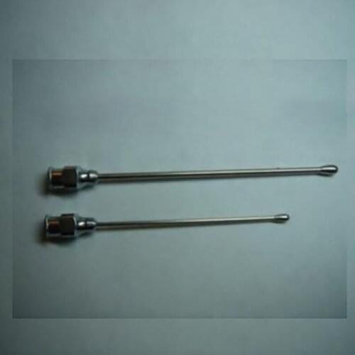 Veterinary stainless steel mouse Pour stomach needle applicator 65mm 80mm Rat Feeding Tool