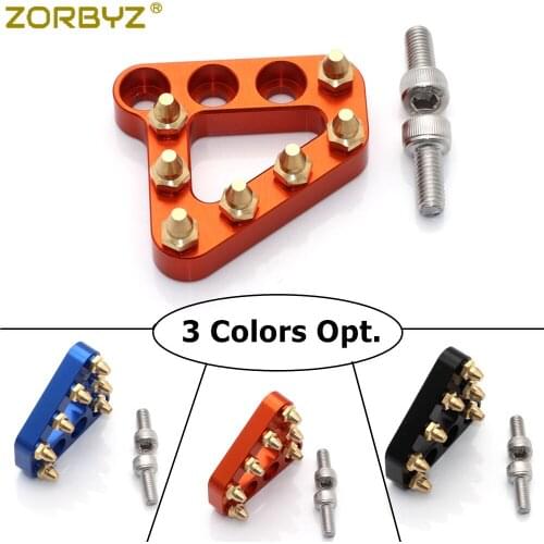 ZORBYZ Motorcycle Rear Brake Pedal Lever Step Plate Tip For 125 150 300 450 SX XCW 250 450 SXF
