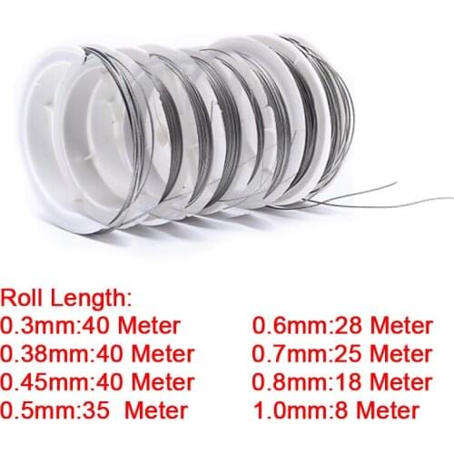 1Roll Stainless Steel Line Tiger Tail Beading Wire For Jewelry Making DIY Craft Gold/Silver