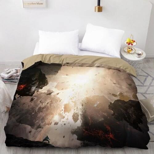 1PCS Duvet Cover,3D Printing Quilt Cover 240x220/200x200/140x200/180x210,Cartoon Destruction Bedding King/Queen/Double Drop Ship