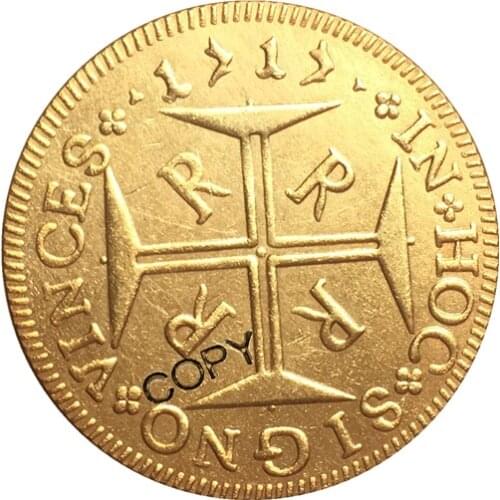 1717 Brazil 4000 Ries coins COPY COINS