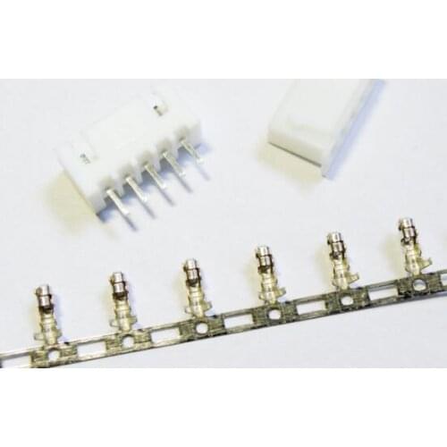 Free Shipping 50 sets 5pin 2.54mm Pitch Terminal / Housing / Pin Header Connector Wire Connectors Adaptor XH-5P Kits