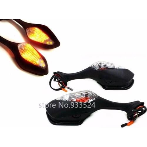 Black Turn Signal Light Rear View Mirrors Motorcycle For Honda CBR1000RR 2008-2011