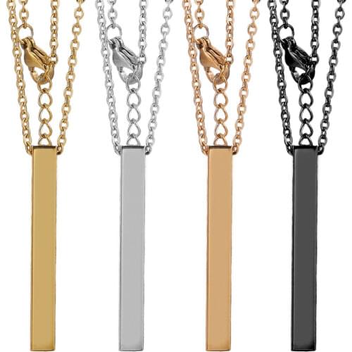 10pcs/lot Stainless Steel Chain Rose Gold/Gold/Steel Cubana Chains Necklaces for Women DIY Jewelry Suit Wholesale Items Bulk