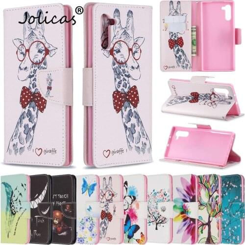 Sun Flower PU Leather Phone Bag For funda Samsung Note 10 Pro Telephone Covers sFor Cellular Samsung Galaxy ajax Note 10 Csse