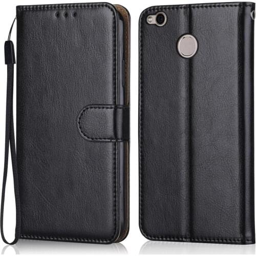 Folio Luxury Leather Case for On Xiaomi Redmi 4X 4 X Wallet Stand Flip Case for Redmi4 X Phone Bag