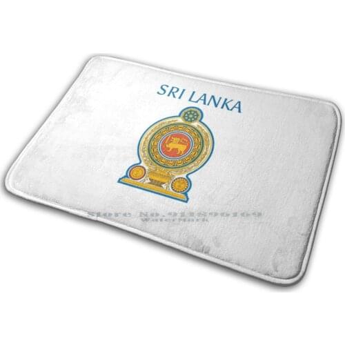 Sri Lanka Mat Rug Carpet Anti-Slip Bedroom Entrance Door Mat Sri Lanka Asia Colombo Tamil Flag Travel Asian Ceylon Culture Map
