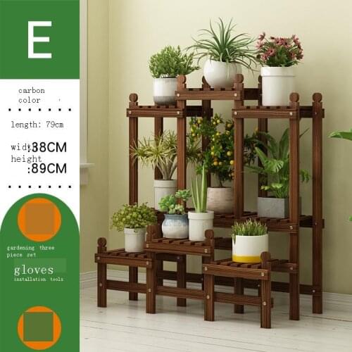 Estanteria Indoor Mueble Para Plantas Escalera Decorativa Madera Stojak Na Kwiaty Balcony Shelf Outdoor Plant Rack Flower Stand