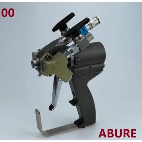 P2 gun, A5 spray gun ABRA500 with 00 Mix Chamber for low flow output spray polyurethane foam applications