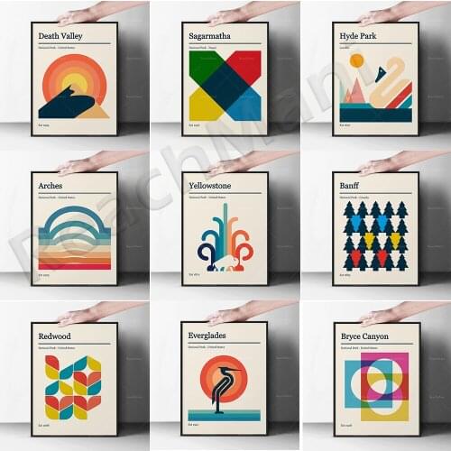 Popular Death Valley National Park, Yosemite, Banff, Sagarmatha, Hyde, Great Sand Dunes, Lake District, Yellowstone National Par