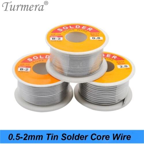 0.5/0.6/0.8/1/1.2/1.5/2MM 63/37 FLUX 1.2% / 2.0% 45FT Tin Lead Tin Wire Melt Rosin Core Solder Soldering Wire Roll