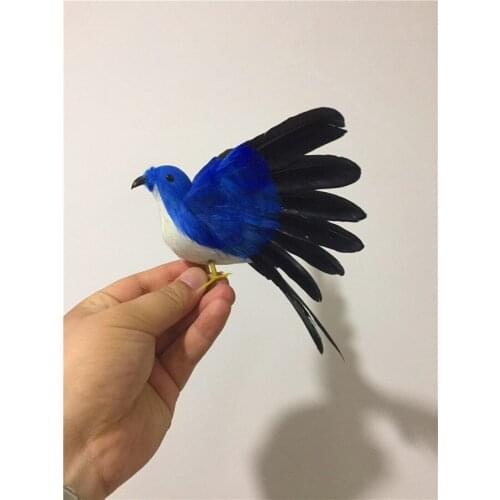 About 12x15cm real life toy bird colourful feathers bird spreading wings bird model garden Decoration Photography props h1200