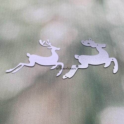 Christmas elk decoration Metal Cutting Dies for DIY Scrapbooking Album Paper Cards Decorative Crafts Embossing Die Cuts