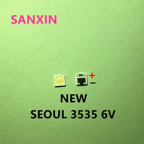 SEOUL LED 3535 Light Beads High Power LED Backlight 2W 6V 1000pcs Cool white 135LM TV Application
