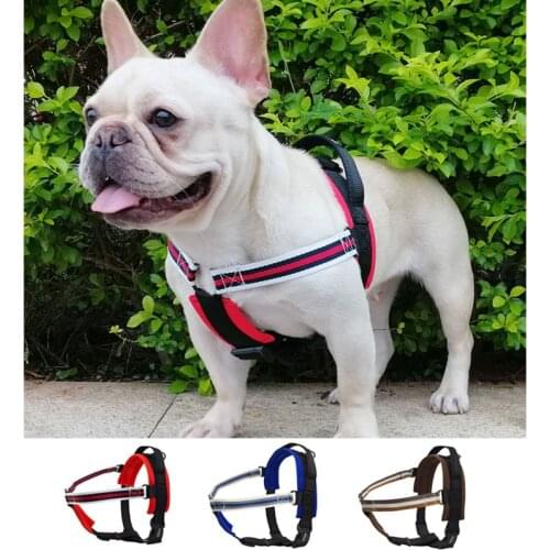 DogFad No-pull Pet Dog Harness Vest Soft lining Walking Training Medium Large Dog harness Adjustable Safety Pet Vest with Handle